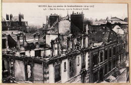 26204 / ⭐ WW1 REIMS 51-Marne Rue BETHENY Vers Boulevard LUNDY Années Bombardements 1914-17 Visé 81 Collection DUBOIS 14 - Reims
