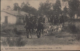 Chasses à Courre Du Sud Ouest Départ Pour L'attaque - Autres & Non Classés