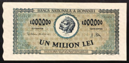 ROMANIA 1947 1000000 LEI Pick#60a LOTTO 3010 - Rumänien