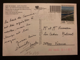 CP TP BAIE DE SOMME 3,00 OBL.MEC.10-7 1998 80 CAYEUX SUR MER SOMME - Storia Postale