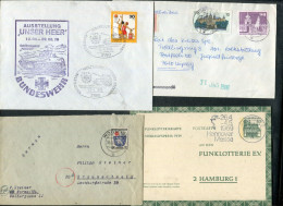 "DEUTSCHLAND NACH 1945" Posten Mit Rd. 100 Belegen, Vgl. Fotos (R2195) - Vrac (max 999 Timbres)