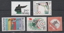 Shooting, MNH, Lot, ( You Can Choose Single Stamps From This And Other Lots ) - Tir (Armes)