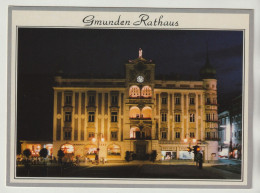 AK A-4810 Gmunden Rathaus Am Traunsee, Laubenerker Und Glockenspiel. NEU, 2 Scans - Gmunden