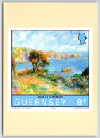 Guernsey Auguste Renoir Used PHQ Card 1983 - PHQ-Cards