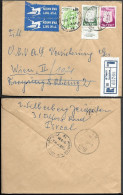 Israel Jerusalem Registered Cover To Austria 1966 - Storia Postale