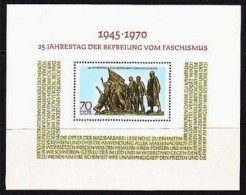 1970. DDR. 25th Anniversary Of The Liberation From Fascism. MNH. Mi. Nr. 1572 (Bl.32) - Nuovi