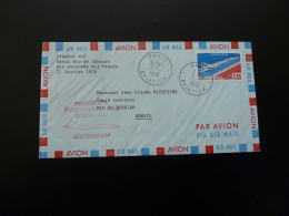 Lettre Premier Vol First Flight Cover Paris Rio Concorde Air France 1976 - Erst- U. Sonderflugbriefe