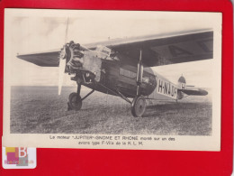 Avion Aviation Le Moteur Jupiter-Gnome Et Rhone Monté Sur Un Des Avions Type F-VIIa De La KLM CPA - 1919-1938: Interbellum