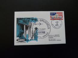 Lettre Premier Vol First Flight Cover Atlanta Bruxelles Sabena 1978 - 3c. 1961-... Covers