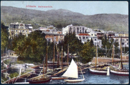 Croatia / Hrvatska: Abbazia (Opatija), Hafenansicht  1914 - Croatie