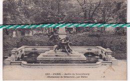 Paris, Parijs, Jardin Du Luxembourg, Monument De Delacroix - Parcs, Jardins