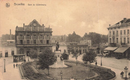 BELGIQUE - Bruxelles - Gare Du Luxembourg - Tram - Hotel De La Ville De Wavre - Animé - Carte Postale Ancienne - Public Transport (surface)