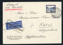 Deutsches Reich Luftpost Mischfrankatur Aus Mi.Nr. 634/642 Nach Kabul - Autres & Non Classés