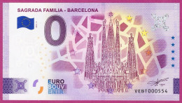 0-Euro VEBT 04 2023 SAGRADA FAMILIA - BARCELONA - ANTONI GAUDI - Essais Privés / Non-officiels