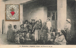 MIKIBP14-037- ALGERIE BIRKADEM ENFANTS DE L OUVROIR AU JEU JUDAICA - Enfants