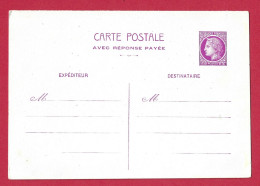 !!! ENTIER POSTAL, CARTE RÉPONSE PAYÉE 1 FRANC 50 MAZELIN - Cards/T Return Covers