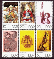 1970. DDR. Art Week. MNH. Mi. Nr. 1607-12 - Neufs