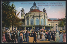 AK Dresden, Intern. Hygiene-Ausstellung 1911, Konzertplatz Vor Dem Hauptrestaurant  - Expositions