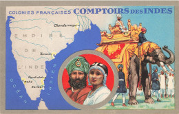 MIKIBP14-045- INDE COLONIES FRANCAISES EDITION LION NOIR - India