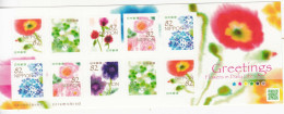 2019 Japan  Flowers In Daily Life  Miniature Sheet Of 10  MNH @  BELOW FACE VALUE - Unused Stamps