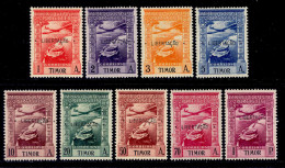 ! ! Timor - 1947 Air Mail "Libertação" (Complete Set) - Af. CA15 To 23 - MH (ns206) - Timor