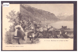 DISTRICT DE VEVEY - MONTREUX - COSTUME VAUDOIS - TB - Montreux