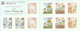 2019 Japan Post Box, Pigeon, Sunflowers, Ice Cream Miniature Sheet Of 10  MNH @  BELOW FACE VALUE - Unused Stamps
