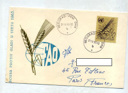 Lettre Cachet Beograd Sur Epi - Storia Postale