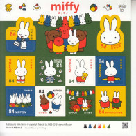 2019 Japan Miffy Art Comics  Miniature Sheet Of 10  MNH - Comics