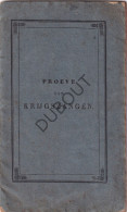 Nassau/Nieuwpoort/Waterloo - Krijgszangen 1828 Gesigneerd!! Gisius Nanning  (W270) - Anciens