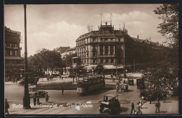 AK Berlin, Potsdamerplatz M. Verkehrsturm Und Strassenbahn  - Tramways