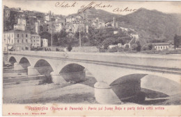 IMPERIA - CARTOLINA - VENTIMIGLIA - - RIVIERA DI PONENTE - PONTE SUL FIUME ROIA - VIAGGIATA PER ROMA - 1903 - Imperia