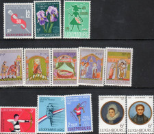 Luxembourg Timbres Divers - Various Stamps -Verschillende Postzegels XXX - Ungebraucht
