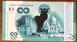 2024 BILLET PARIS MONTMARTRE INFINY CASH PAS 0 EURO SOUVENIR 0 EURO SCHEIN BANKNOTE PAPER MONEY BILLETE - Essais Privés / Non-officiels