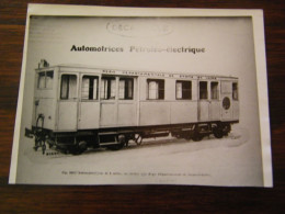 Photographie - Automotrices Pétroléo Electrique Régie Départementale Saône Et Loire - 1930 - SUP (HZ 45) - Tramways
