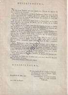 Général Baron De Schoenfeld 1790 Combat - Namur/Assesse - Imprimé (V3172) - Documents Historiques