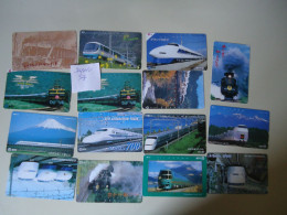 JAPAN  USED NNT TICKETS METRO BUS TRAINS CARDS    LOT OF 15   FREE SHIPPING TRAIN TRAINS - Japon