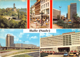 Halle/Saale Burg Straßenpartie Thälmannplatz Interhotel Ngl #172.405 - Sonstige & Ohne Zuordnung