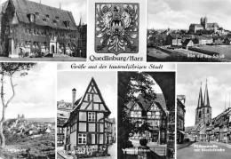 Quedlinburg Rathaus Schloss Finkenherd Pölkenstraße Glca.1980 #172.444 - Autres & Non Classés