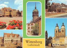 Lutherstadt Wittenberg Markt Schlosskirche Eiscafé Rathaus Gl1981 #172.462 - Sonstige & Ohne Zuordnung