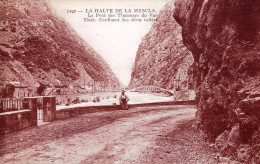 06 - Alpes Maritimes - La Halte De LA MESCLA - Utelle - Le Pont Des Tramways Du Var - La Riviere Tinée - Autres & Non Classés