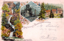 Deutschland - Bade Wurtemberg - Gruss Aus ALLERHEILIGEN ( Oppenau ) - Litho 1898 - Oppenau