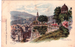 Deutschland - Bade Wurtemberg - BADEN BADEN  - Litho 1906 - Baden-Baden