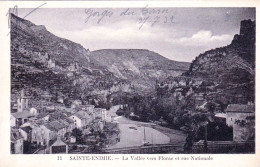 48 - Lozere -  SAINTE ENIMIE - La Vallée Vers Florac Et Rue Nationale - Andere & Zonder Classificatie