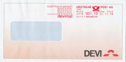 Bund Brief Mit Freistempel Elektrisch Beheizt Devimat Nausslitz 1998 Typ E96 - Franking Machines (EMA)