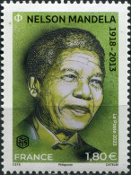 France 2023. Nelson Mandela, President Of South Africa (MNH OG) Stamp - Nuovi