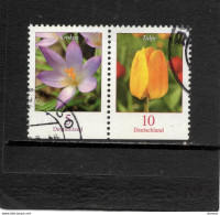 RFA 2005 Fleurs,crocus Et Tulipe,  Cachet Rond Yvert 2305a-2309a Oblitéré, Used - Used Stamps