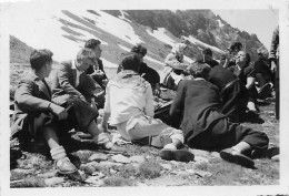 MERCURY GEMILLY CENTRE COLONIE  DE LA BELLE ETOILE DIRIGE PAR L'ABBE GARIN COL DE L'ISERAN 1953  PHOTO 9X6CM V11 - Lieux