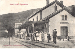 FR66 AMELIE LES BAINS - Xatard - La Gare Train - Animée - Belle - Amélie-les-Bains-Palalda