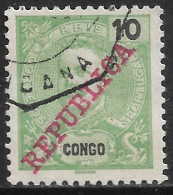 Portuguese Congo – 1911 King Carlos Overprinted REPUBLICA Used Stamp - Portuguese Congo